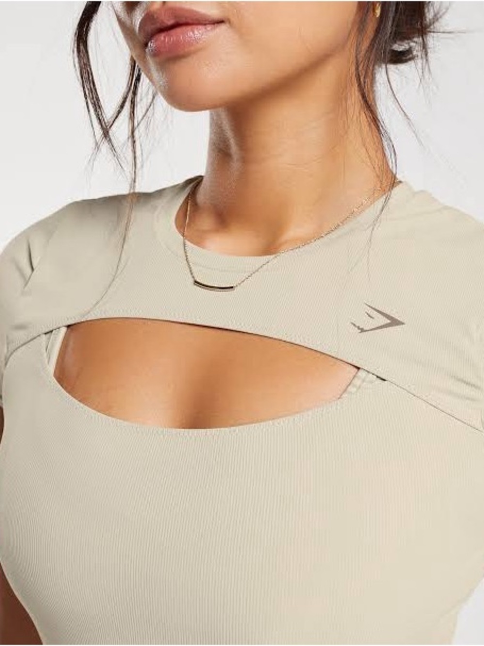 Gymshark Elevate Top - Sandy Brown